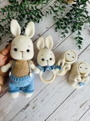 3'lü bal yanak tavsan set