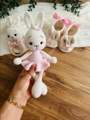3'lu lena tavsan set