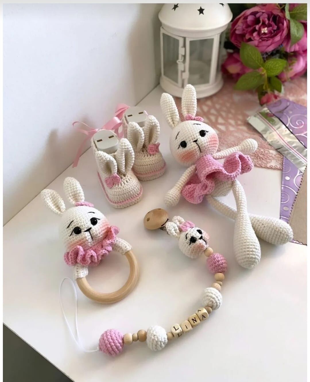 4'lü lena tavşan set
